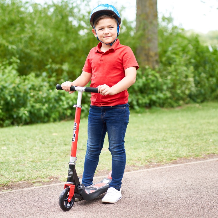 Zinc E4 Electric Kids Scooter - Red