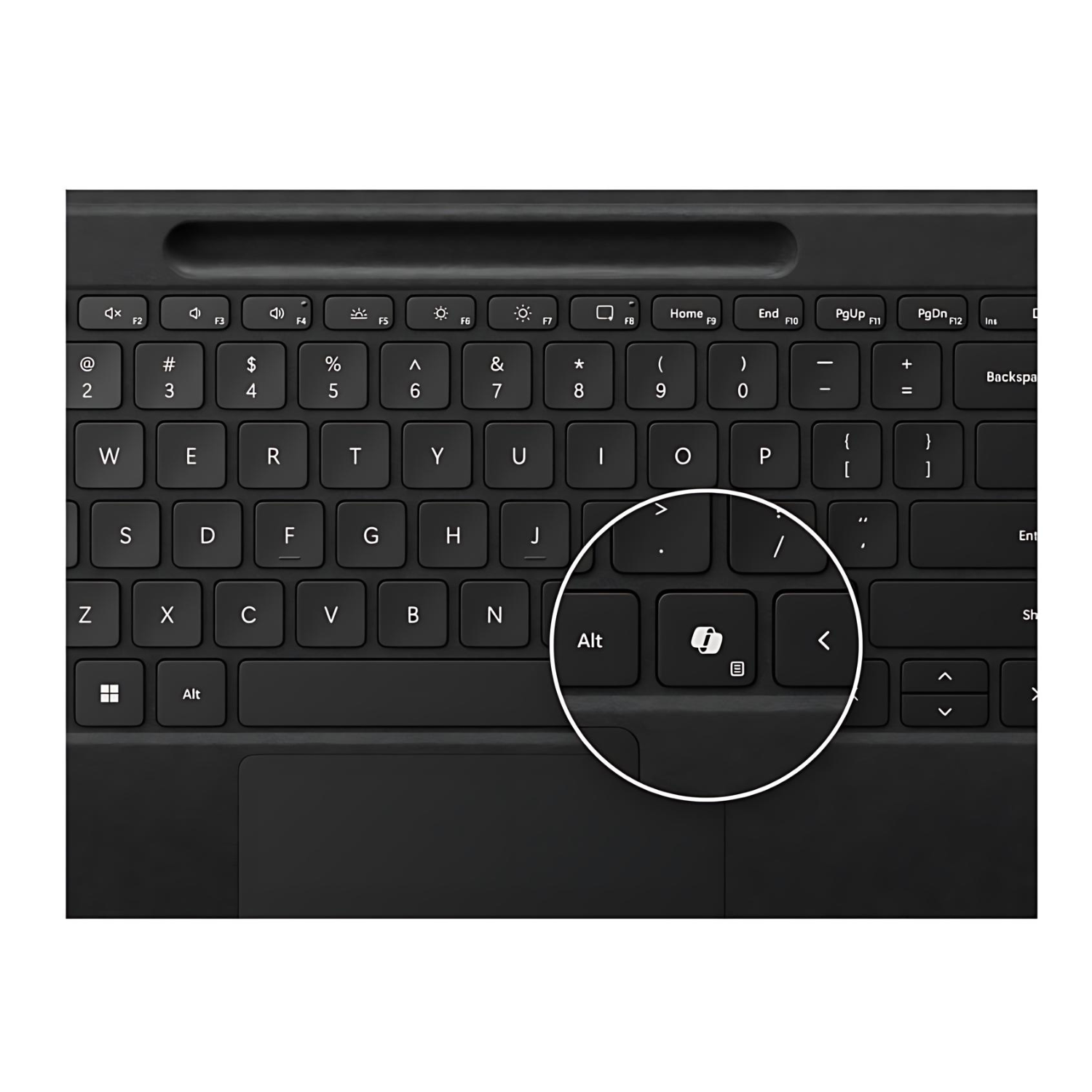 Microsoft Surface Pro Flex CoPilot Keyboard - Black - Laptops Direct