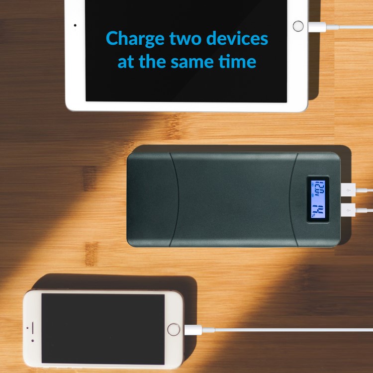 electriQ Multifunction USB 20100mAh Notebook and Mobile Power Bank