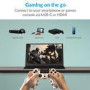 electriQ 15.6 inch Portable Gaming Monitor HDMI/USB-C Speakers Built-in - Compatible with Raspberry Pi PS4 Xbox & Mobile Phones
