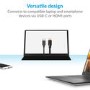 electriQ eiQ-15FHDPM 15.6" IPS Full HD Type C Portable Monitor