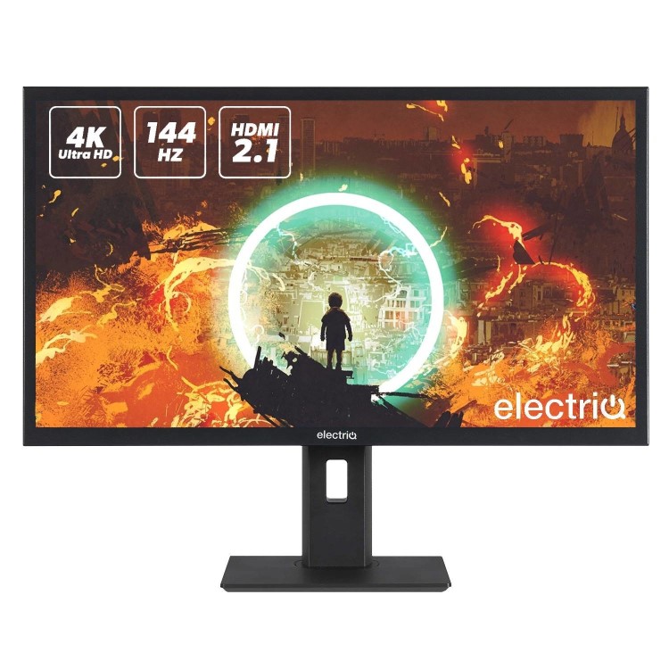 electriQ 28" IPS 4K UHD 144Hz 0.9ms Gaming Monitor
