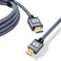 BID 2m HDMI 2.1 Cable  compatible with eARC VRR & Dynamic HDR - Braided