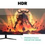 electriq 32" QHD HDR 165Hz FreeSync Curved Gaming Monitor