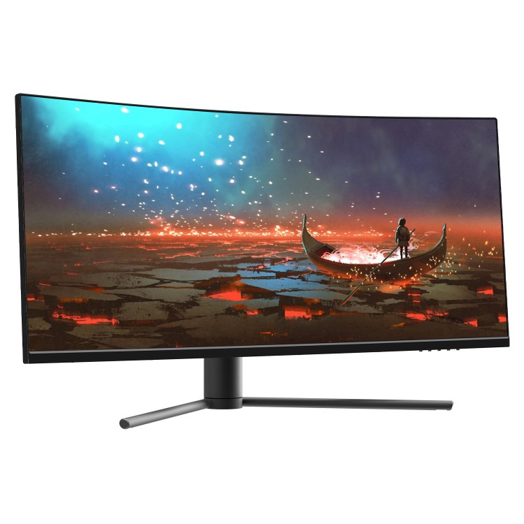electriQ 34" QLED WQHD 165Hz 1ms UltraWide Curved Gaming Monitor
