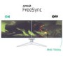 Refurbished electriQ 43" Double FHD 120hz Super UltraWide Monitor without Stand