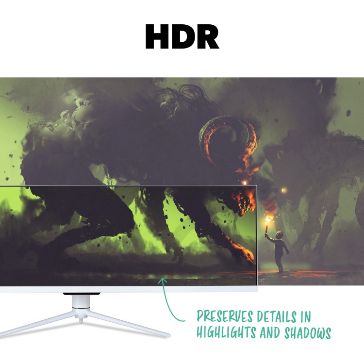 Refurbished electriQ 43" Double FHD 120hz Super UltraWide Monitor without Stand