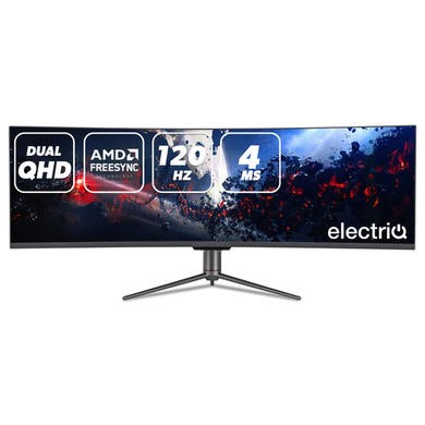 ElectriQ-49CV5UWD120FSHQA-V3 49" QLED UWQHD 120Hz Super Ultra Wide Monitor