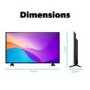 electriQ T2SMH 50 Inch LED 4K HDR Freeview Android Smart TV