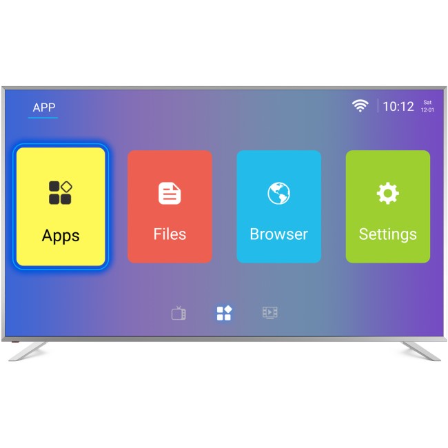 Ex Display - electriQ 75" 4K Ultra HD HDR LED Android Smart TV with Freeview HD