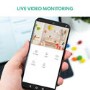 electriQ 720p HD Wireless Indoor Battery Camera with Mount