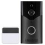 electriQ 1080p HD Wireless Video Doorbell Camera Gen 2 with Intercom & Chime - Black