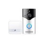 GRADE A2 - electriQ 720p HD WiFi Video Doorbell with 2 x rechargeable batteries & Chime