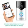 GRADE A2 - electriQ 720p HD Wireless Video Doorbell Camera with 2 x rechargeable batteries & Chime