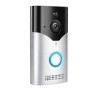 GRADE A2 - electriQ 720p HD WiFi Video Doorbell with 2 x rechargeable batteries & Chime