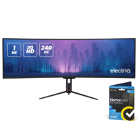 electriQ 49" DQHD VA 5K 240Hz 1ms Super UltraWide Curved Gaming Monitor