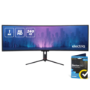 electriQ 49" DQHD VA 5K 240Hz 1ms Super UltraWide Curved Gaming Monitor