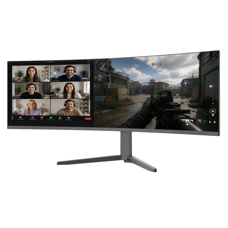 electriQ 49" VA Dual QHD 165Hz UltraWide Curved USB-C Monitor