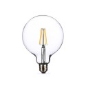 iQ-wifIFILCE27 electriQ Dimmable Smart Wifi Large Filament Globe Bulb E27 screw Base - Clear finish - Alexa & Google Home compatible