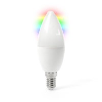 electriQ Dimmable Smart Colour Wifi Candle LED Bulb with E14 screw ending - Alexa & Google Home compatible electriQ Dimmable Smart Colour Wifi Candle LED Bulb with E14 screw ending - Alexa & Google Home compatible