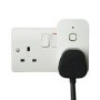 electriQ Smart Wi-Fi plug with power meter - Alexa/Google Home compatible - 5 Pack