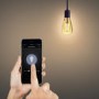 electriQ ST64 Smart dimmable Wifi filament bulb with E27 screw fitting - Smoked Amber finish - Alexa & Google Home compatible