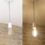 electriQ ST64 Smart dimmable Wifi filament bulb with E27 screw fitting - Smoked Amber finish - Alexa & Google Home compatible