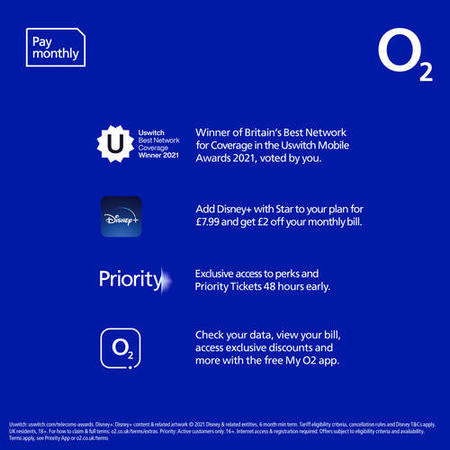O2 Unlimited Data SIM Only Contract 12 Months