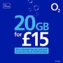 O2 20GB Data SIM Only Contract 12 Months