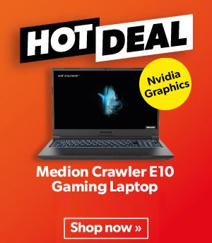 Medion Crawler E10 Gaming laptop.