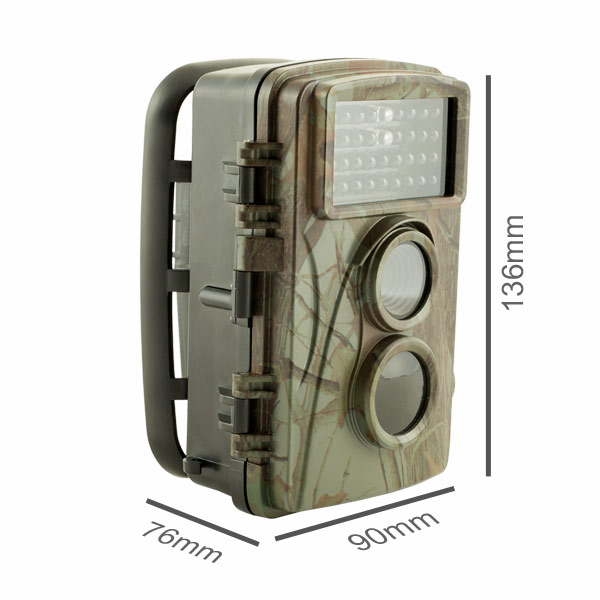 Compact wildlife camera dimensions