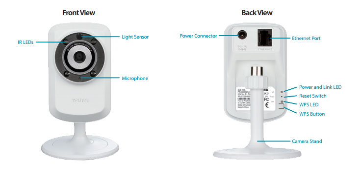 DCS-932L Camera specifications