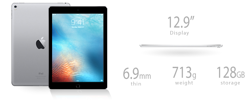 iPadPro 12.9 inch space grey
