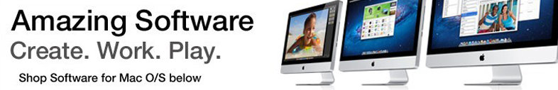 Software for Apple. Create. Work. Play