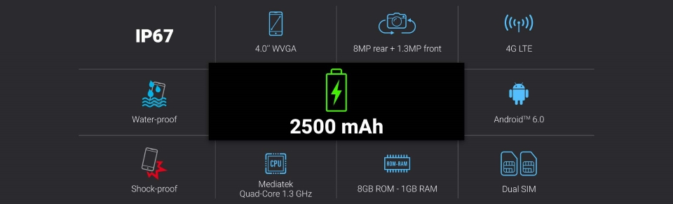 400 LTE Battery