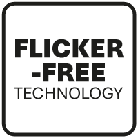 Flicker free.