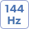 144 hz monitor icon