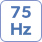 75 hz monitor icon