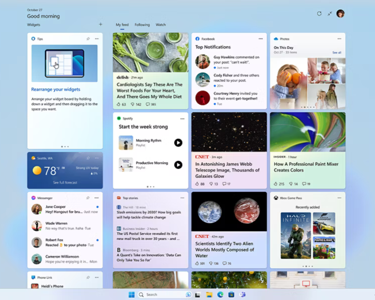 Innovative features for creativity