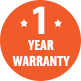 1 Year Warranty