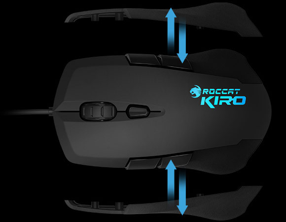 Roccat Kiro ambidextrous mouse