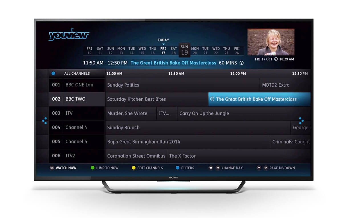 Freeview and Youview
