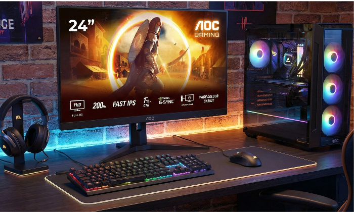 Sleek Design in Black and Red