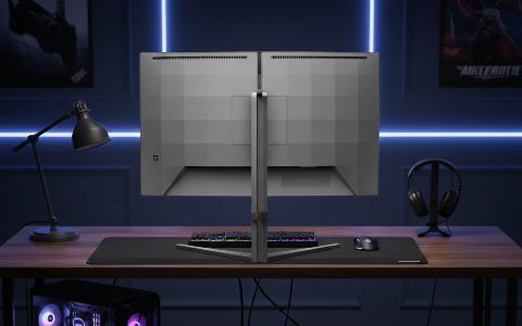 Tilt, swivel and height-adjust for an ideal viewing position