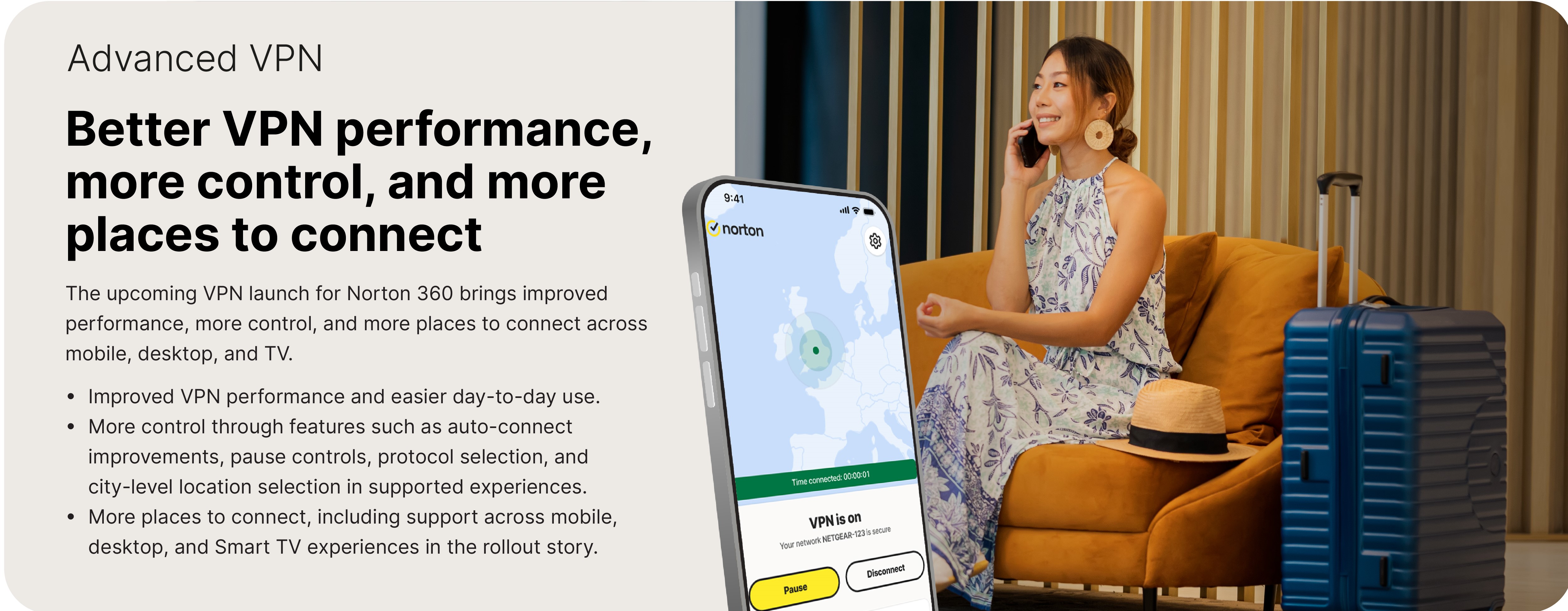 Norton 360 Deluxe VPN protection