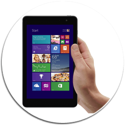 Dell Venue Pro 3000 size shot