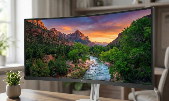 Dual QHD Resolution & VA Panel: Stunning Visual Clarity