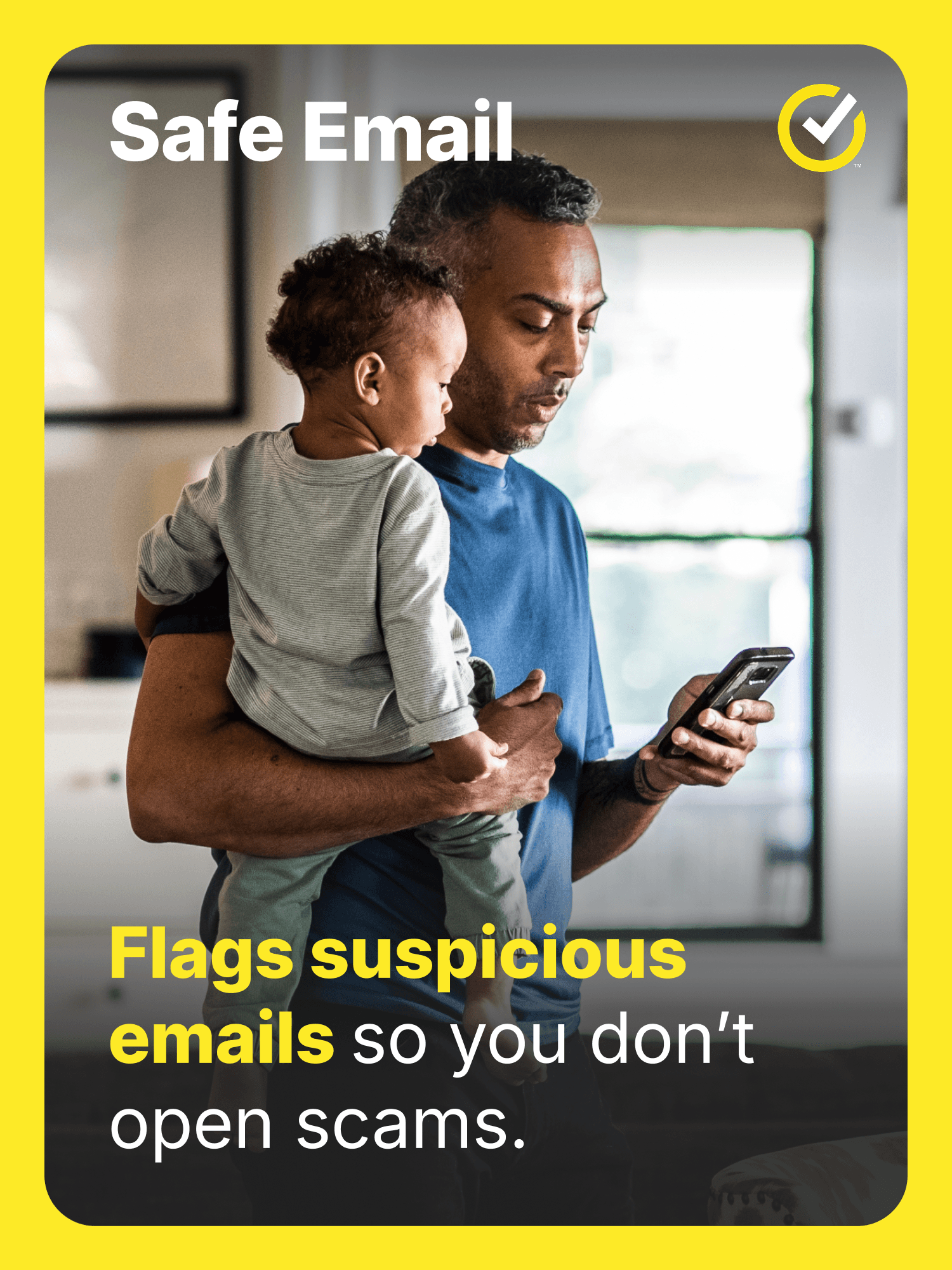 Norton Safe Email flagging suspicious emails