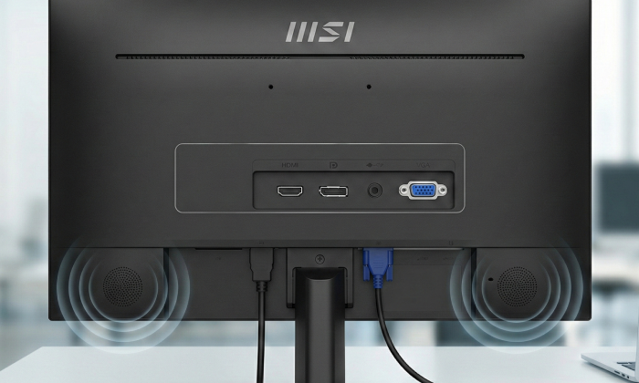 Versatile Connectivity and Built-in Audio