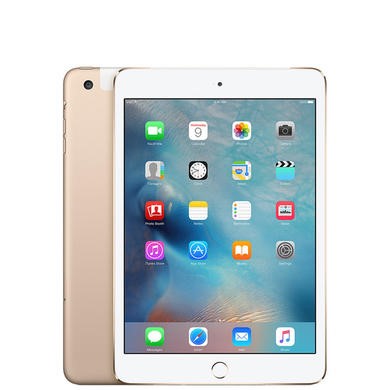 Refurbished Apple iPad Mini 4 32GB 8 Inch Tablet - Gold - Laptops